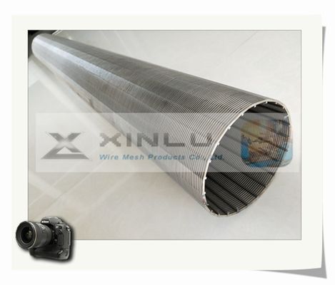 Diamètre du tuyau 114mm de filtre pour puits de l'eau de fil de cale non obstrué pour l'asséchage