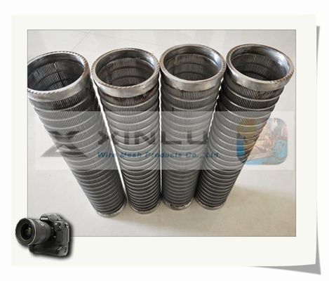 Back Flush Rotary Screen Drum Reverse Rolled SS304L Water Filter Cylinder FITO