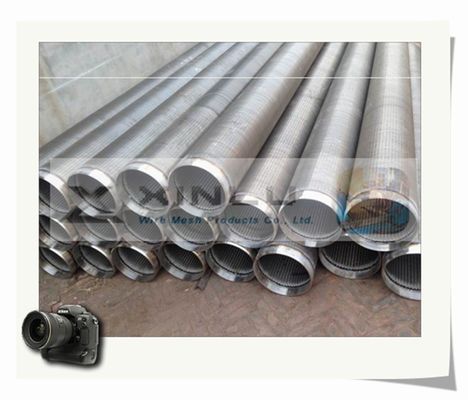tuyau Johnson No Magnetic d'écran enveloppé par fil de longueur de 5.8m tuyau d'acier inoxydable de 8 pouces