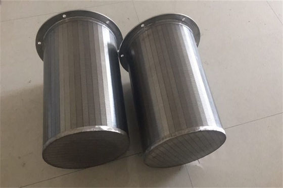 L'écran de fil liquide de cale sifflent l'élément filtrant de l'acier inoxydable 304 316