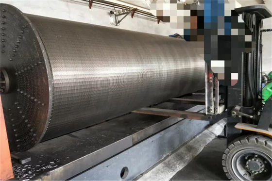tube du tamis filtrant de l'eau de 426mm 16-3/4 » Johnson Type Wire Warp Screen