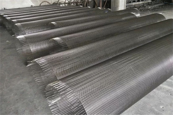 Longueur du diamètre 2.95m de Johnson Well Screens enveloppée par fil SS304 375mm