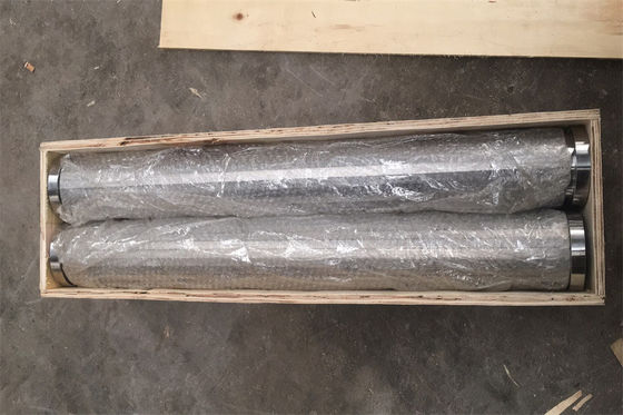 Le tuyau d'acier duplex SS316L de fil de V a enveloppé le filtre pour puits de tube fente de 0,1 - de 30mm