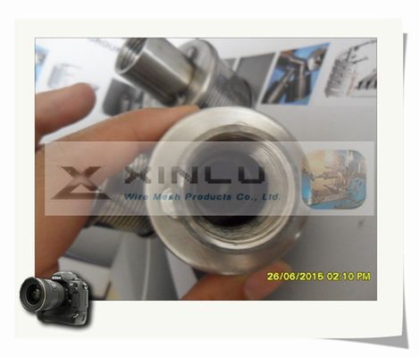  » Bec durable de filtre de traitement de l'eau de la fente 316L du bec 0.25mm de filtre de sable G3/4