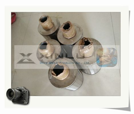 Le filtre d'eau SS304 équipe le bec d'un gicleur de fil de cale de tamis d'O.D 57mm