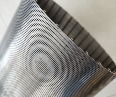 Cale de fil du tamis filtrant d'acier inoxydable du sable 304 de puits d'eau V