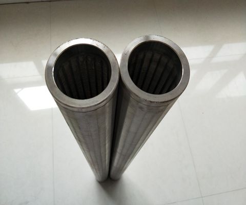 le filtre de tamis de 89mm solides solubles a adapté le filtre pour puits aux besoins du client continu de fente