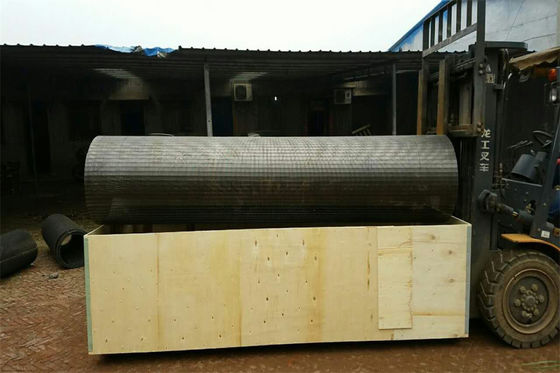 Tube angulaire d'écran de fil de cale de tamis du tuyau de filtrage de construction forte SS304