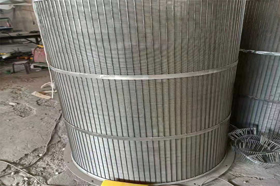 Tube angulaire d'écran de fil de cale de tamis du tuyau de filtrage de construction forte SS304