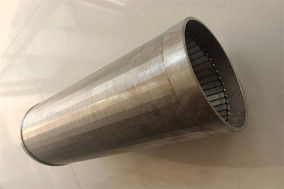 Tube d'écran de fil de cale de corrosion de tamis filtrant d'acier inoxydable de sable anti
