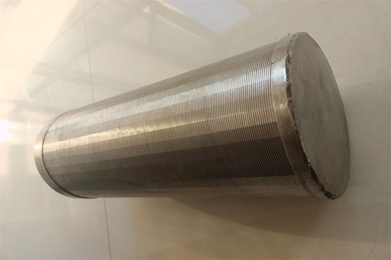 Tube d'écran de fil de cale de corrosion de tamis filtrant d'acier inoxydable de sable anti