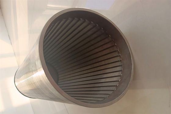 Tube d'écran de fil de cale de corrosion de tamis filtrant d'acier inoxydable de sable anti