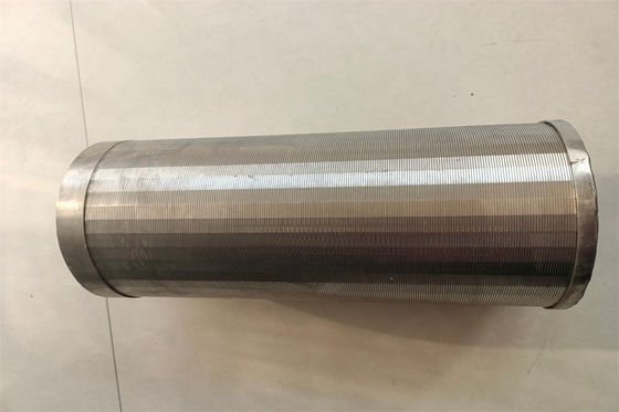 Tube d'écran de fil de cale de corrosion de tamis filtrant d'acier inoxydable de sable anti