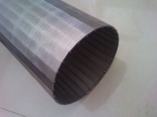 Tube continu de l'acier inoxydable AISI 316 d'écran de fente d'OD 126mm