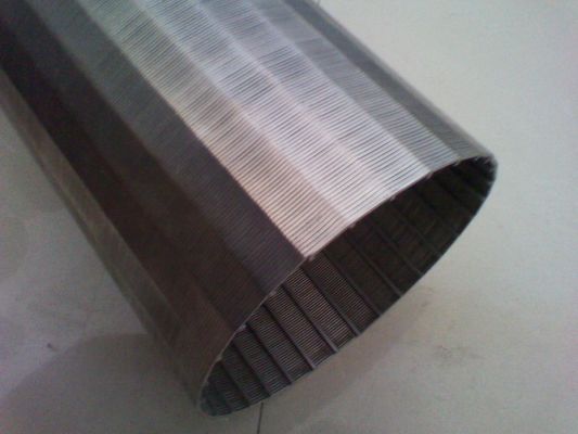Tube continu de l'acier inoxydable AISI 316 d'écran de fente d'OD 126mm