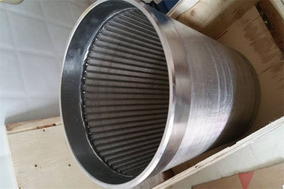 longueur continue AISI 316 Johnson Well Screen de l'écran 4m de fente de 0.1mm
