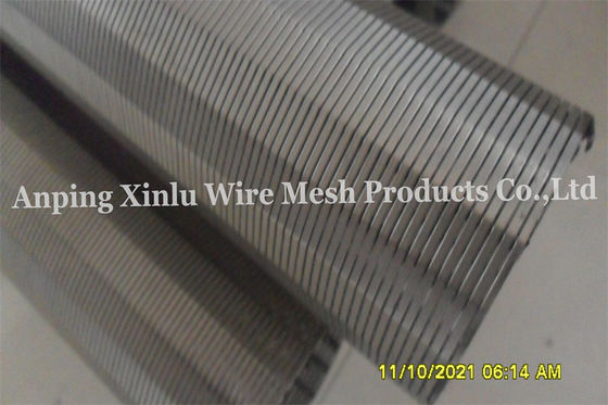 Tube continu AISI 316 OD 86mm Gap 0.1mm Johnson Wire Screen de tamis filtrant de fente
