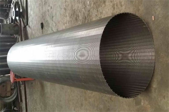 304 écran de fil de cale de l'acier inoxydable 304L 316/tuyau de tamis de puits abyssinien