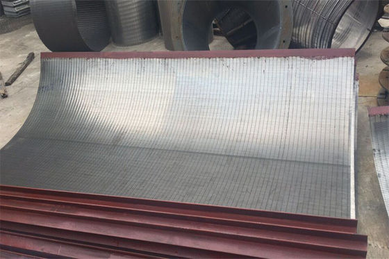 Johnson Static Wedge Wire Screen Mineral Processing SS316L Sieving Screen Mesh