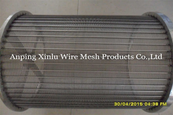 520mm OD Wedge Wire Screen Mesh SS304 SS321 Stainless Steel Mesh Cylinder
