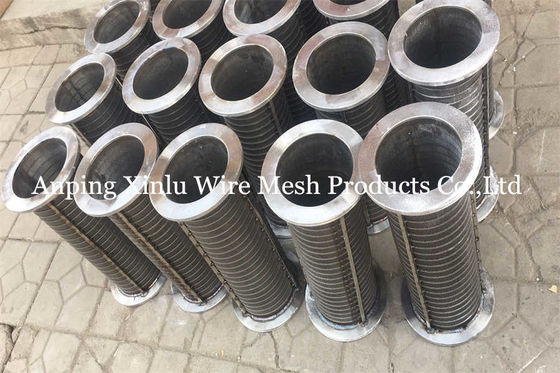 Back Flush Rotary Screen Drum Reverse Rolled SS304L Water Filter Cylinder FITO