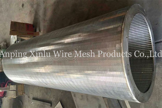 Johnson Rotary Sand Screen Cylindrical tamisent Vee Wire Screens fente de 0,2 - de 2mm