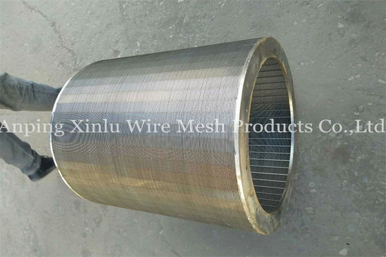 Johnson Rotary Sand Screen Cylindrical tamisent Vee Wire Screens fente de 0,2 - de 2mm