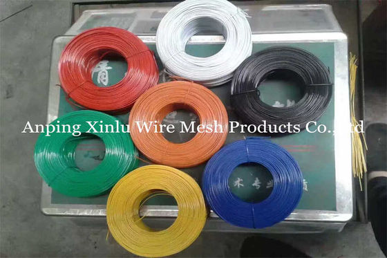 Le double PVC de construction bleu de fil de lien de boucle a enduit Q195 BWG16 de 160mm longtemps
