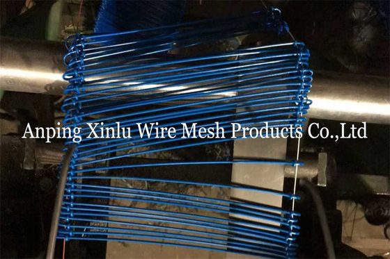 Le double PVC de construction bleu de fil de lien de boucle a enduit Q195 BWG16 de 160mm longtemps