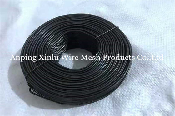 16 épaisseur fil de corde noir recuit anti-corrosion 1 mm - 2 mm de diamètre double boucle de rebar de liaison de fil