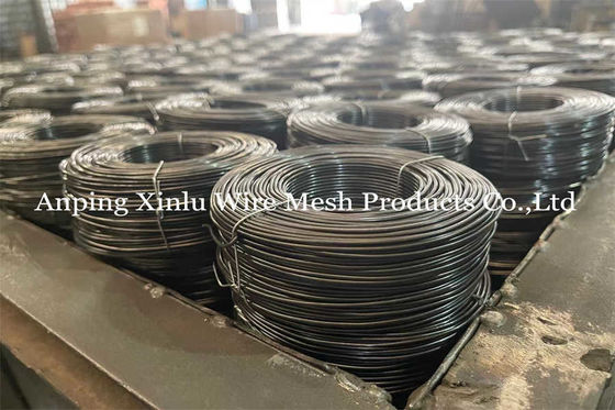 16 épaisseur fil de corde noir recuit anti-corrosion 1 mm - 2 mm de diamètre double boucle de rebar de liaison de fil