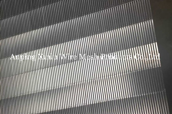 Fente 1x2mm du tamis filtrant d'acier inoxydable de fil de cale 0.05MM pour le tamis d'amidon