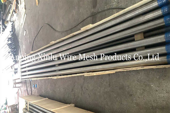 4&quot; écran de fente de puits de Johnson Wedge Wire Wrap Water a fileté le montage pour l'asséchage
