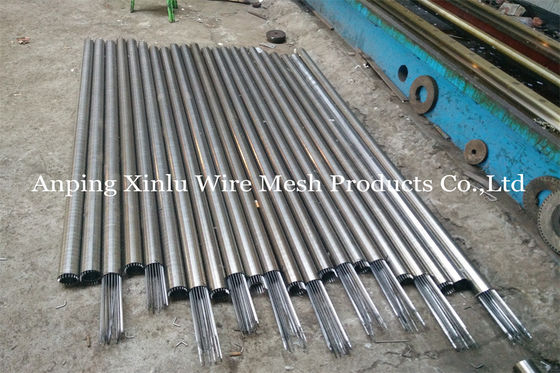 4&quot; écran de fente de puits de Johnson Wedge Wire Wrap Water a fileté le montage pour l'asséchage