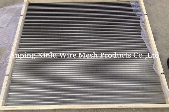 Soudage par résistance électrique encoché d'acier inoxydable Vee Wedge Wire Screen Panel