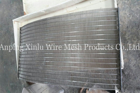 Soudage par résistance électrique encoché d'acier inoxydable Vee Wedge Wire Screen Panel