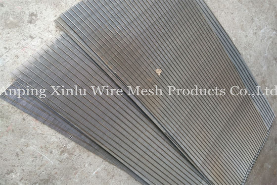 Soudage par résistance électrique encoché d'acier inoxydable Vee Wedge Wire Screen Panel