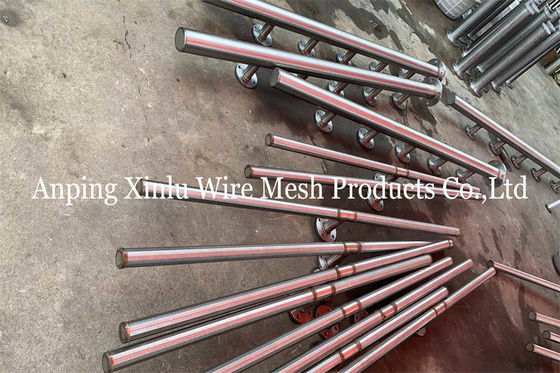 Assemblées DN32 219mm de solides solubles 316L Johnson Wedge Wire Lateral Pipe