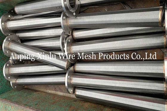 Assemblées DN32 219mm de solides solubles 316L Johnson Wedge Wire Lateral Pipe