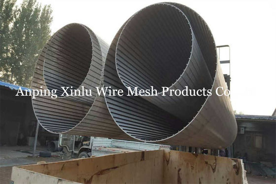 surface de Johnson Wedge Wire Screen Pipe de diamètre de 450mm et type doux de bord