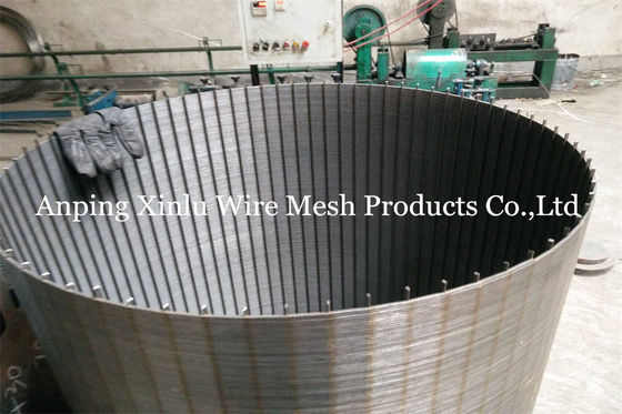 surface de Johnson Wedge Wire Screen Pipe de diamètre de 450mm et type doux de bord