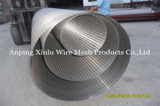 surface de Johnson Wedge Wire Screen Pipe de diamètre de 450mm et type doux de bord