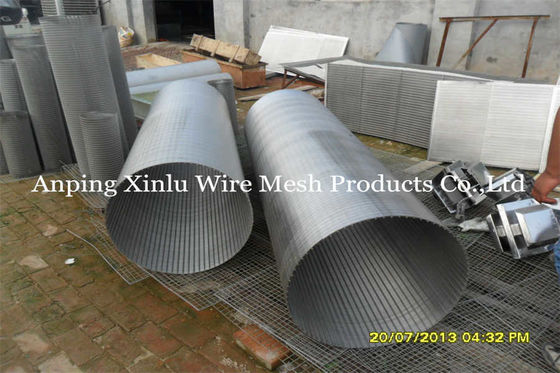 surface de Johnson Wedge Wire Screen Pipe de diamètre de 450mm et type doux de bord