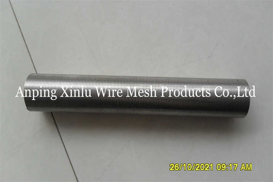 DN25mm a soudé le filtre en forme de bougie de fil de cale pour Ion Exchange Header Lateral
