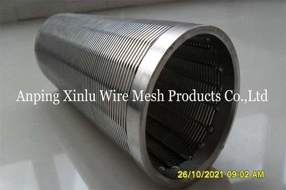 3&quot; enveloppe Johnson Water Well Screen Pipe de fil de V avec la surface douce de filtration