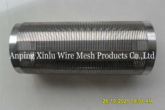 3&quot; enveloppe Johnson Water Well Screen Pipe de fil de V avec la surface douce de filtration