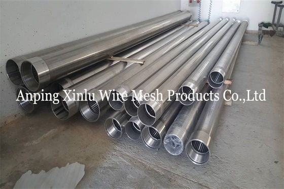 6-5/8 » SS304 Johnson Wire Wrapped Screens Tubes pour l'eau Wells