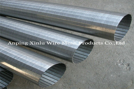 6-5/8 » SS304 Johnson Wire Wrapped Screens Tubes pour l'eau Wells