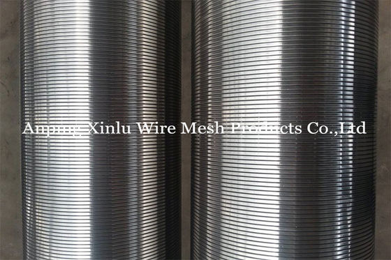 6-5/8 » SS304 Johnson Wire Wrapped Screens Tubes pour l'eau Wells