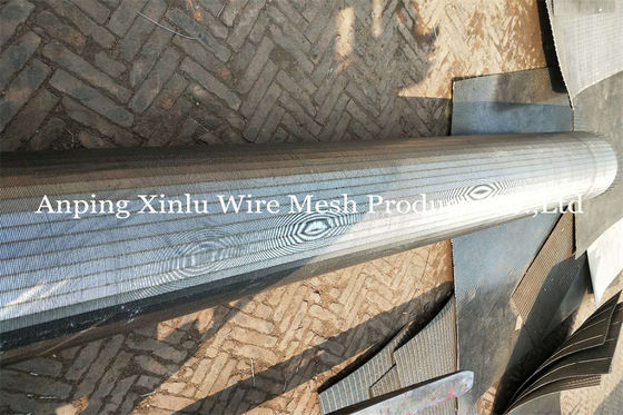 8-5/8 » solides solubles Johnson Wire Continuous Slot Screen pour le puits d'eau poncent le contrôle